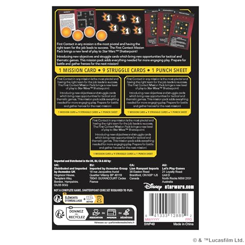 Atomic Mass Games Star Wars: Shatterpoint First Contact Mission Pack 3