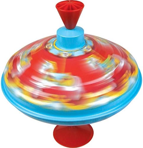 Tobar Carousel Humming Top - Metal Spinning Toy for Kids 4+ 1
