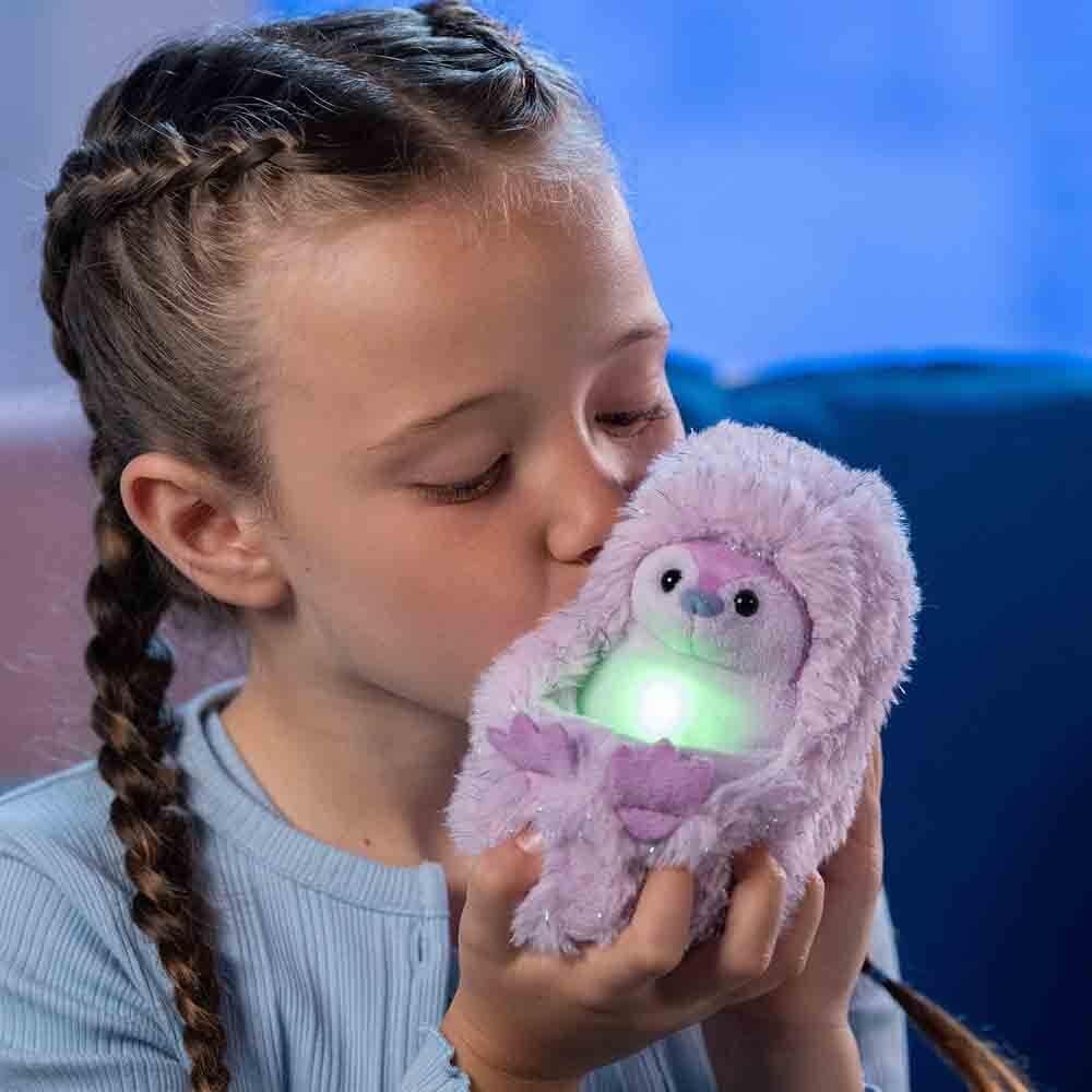 Curlimals Pip Penguin Arctic Glow Interactive Plush Toy - Light-Up & Talking Soft Toy for Kids 18