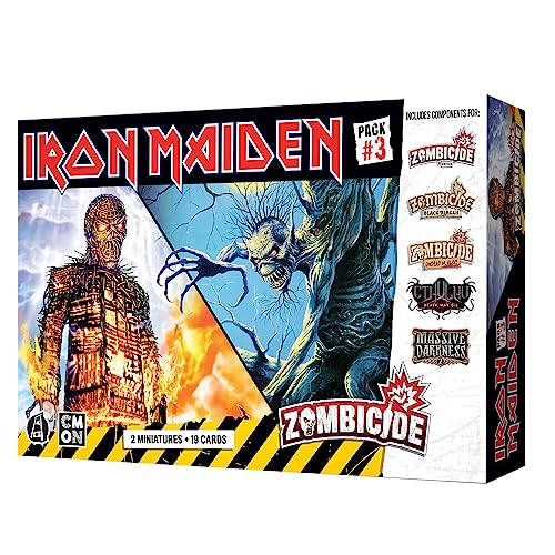 CMON Zombicide Iron Maiden Charakterpaket Nr. 3 – Fear of The Dark &amp; ​​Wicker Man Miniatures 4