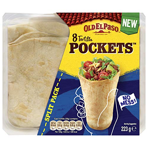 Old El Paso Tortilla Pockets Mexikanischer Wrap (223 g, 4er-Pack) 4