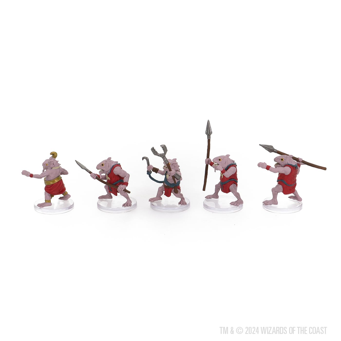 WizKids D&amp;D Icons of the Realms Kuo-Toa Warband 5er-Pack Miniaturen 3