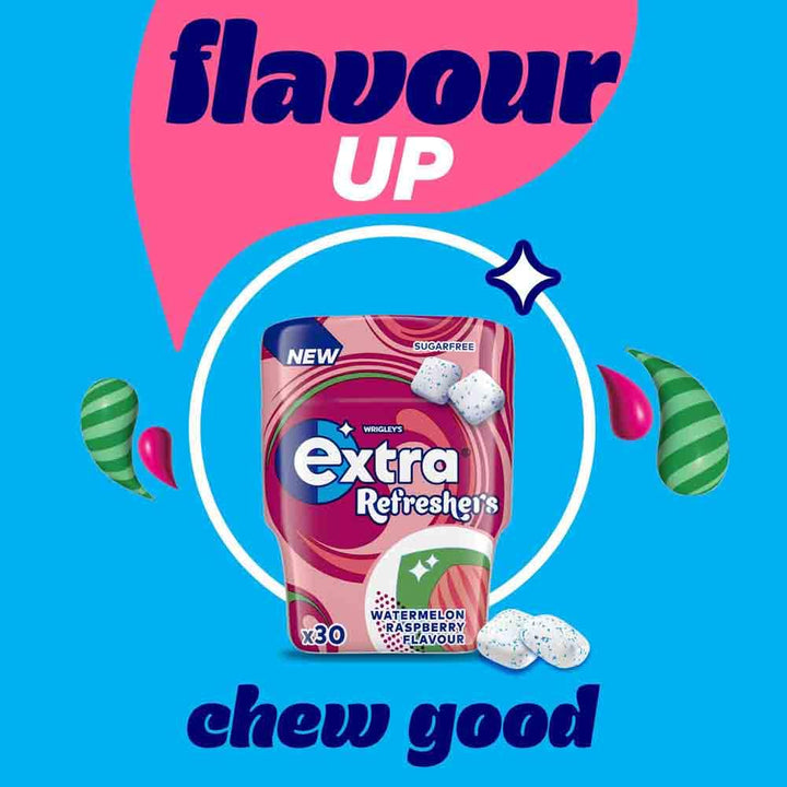 Extra - Watermelon Raspberry Flavour Sugarfree Chewing Gum (30 Pieces)