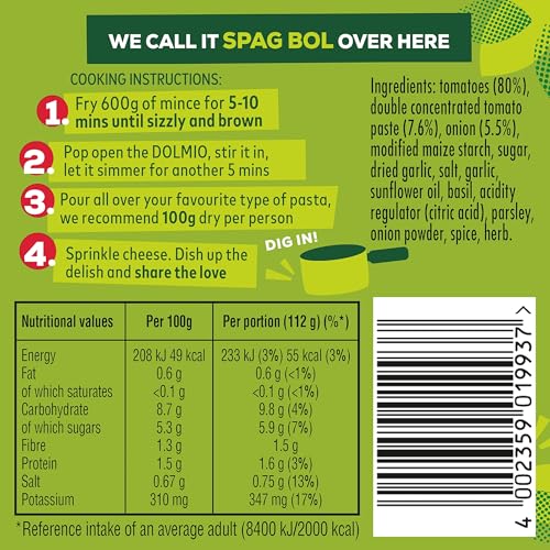 Dolmio - Bolognese Onion and Garlic Pasta Sauce (675g)