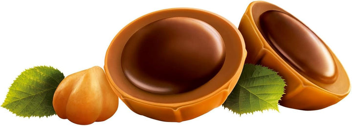 Toffifee Chewy Nougat Caramel Cups with Hazelnut & Milk Chocolate, 48 Pieces