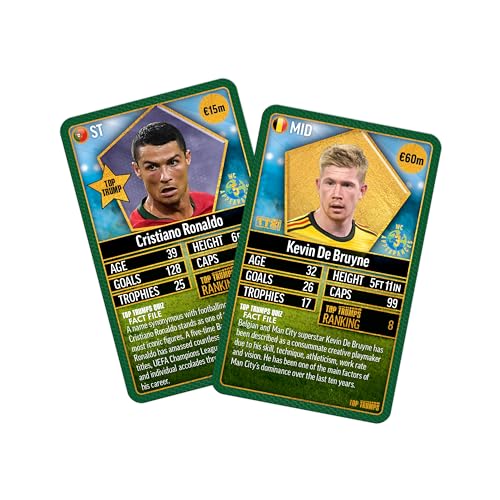 Top Trumps World Football Stars Top 200 Card Game Pack 5 11