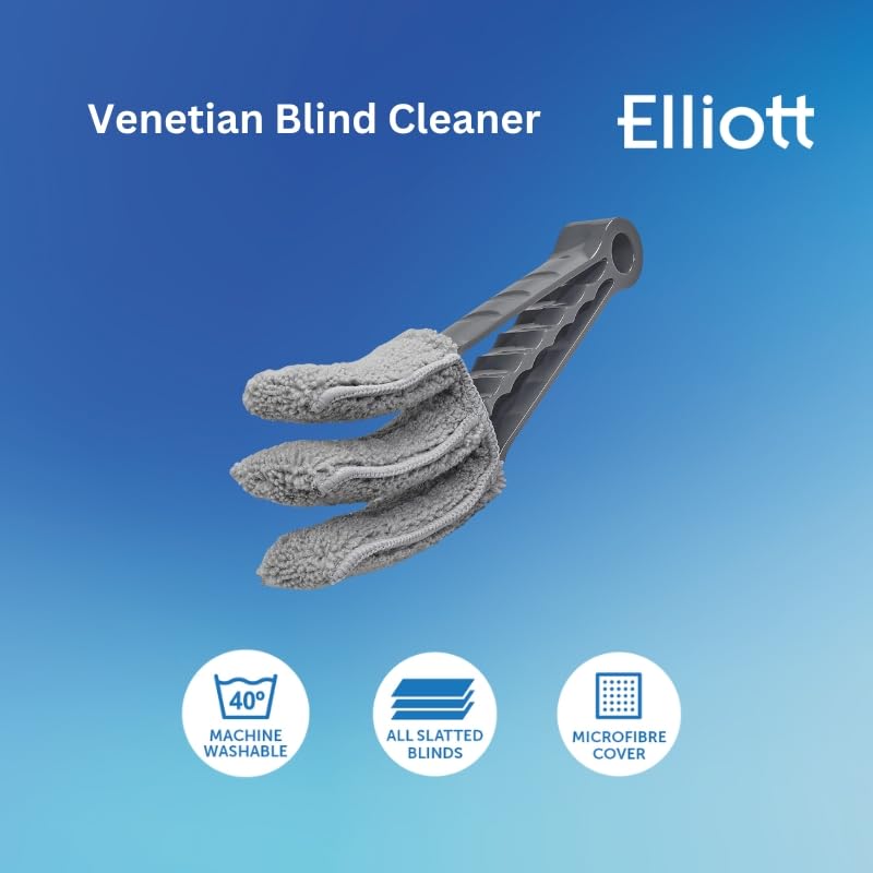 Elliott Blind Cleaner with Three Cleaning Arms - Microfibre Sleeves | Washable & Removable 2