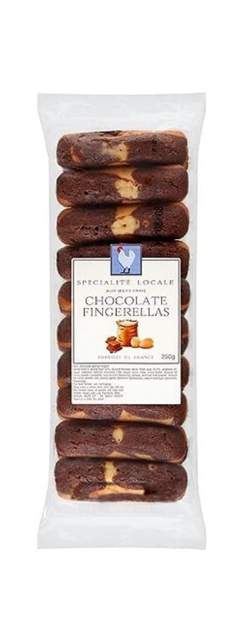 Specialite Locale Chocolate & Vanilla Flavour Sponge Cake Fingers, 250 g 1