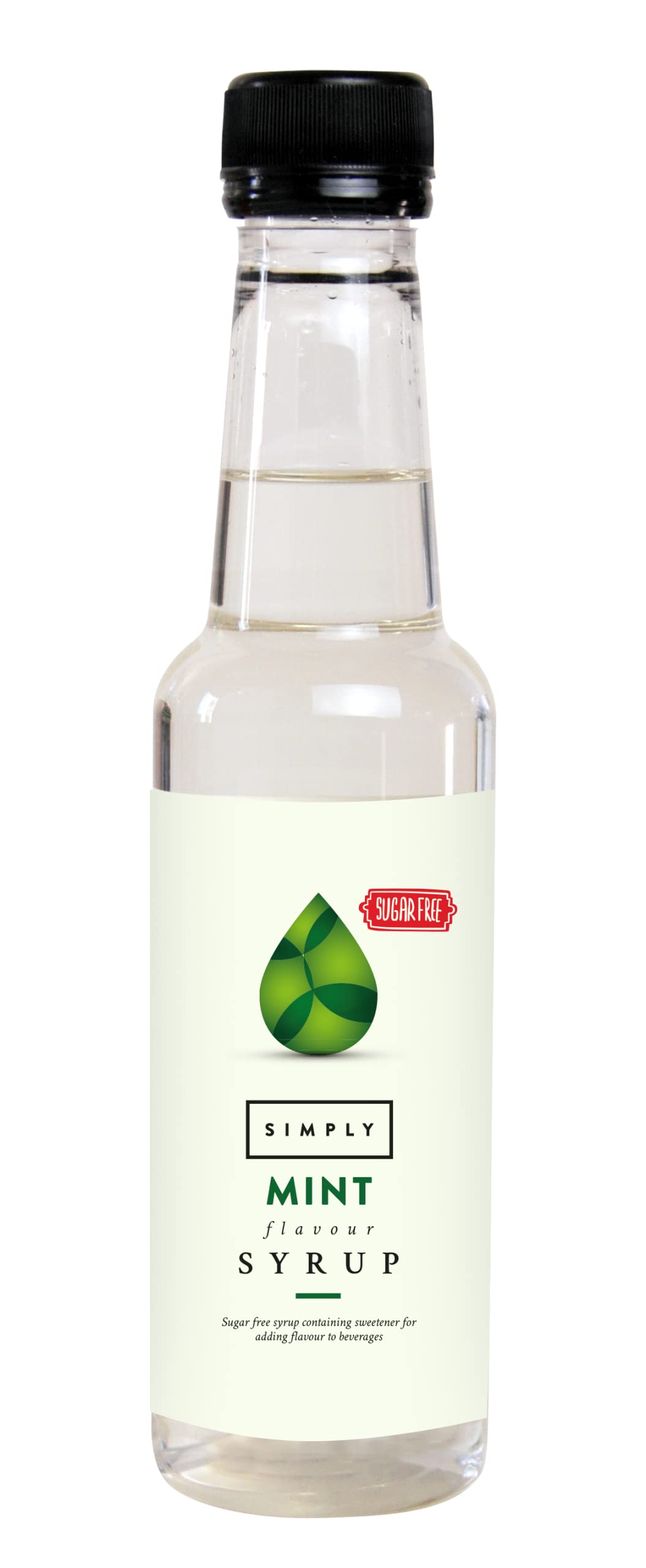 Simply – Zuckerfreier Minzsirup, kalorienarmer, veganer aromatisierter Sirup