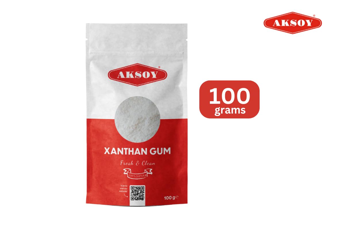 Aksoy - Xanthan Gum 100g Powder Thickener & Stabilizer for Cooking 12