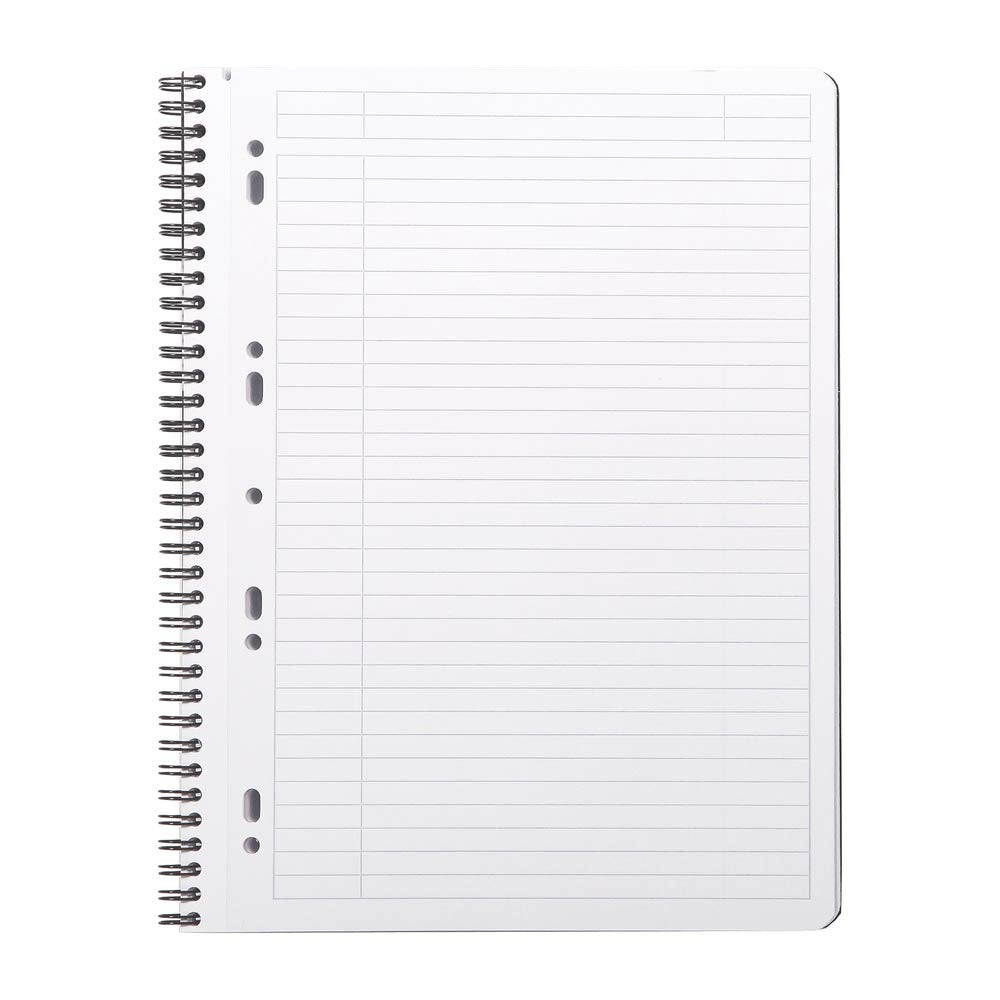 Rhodia 119901C Spiral Notebook - Black A4+ | Lined | 160 Microperforated Pages 4