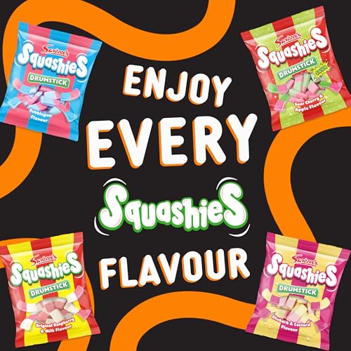 Swizzels Squashies Squeletons 120g - Halloween Chewy Sweets, Trick or Treat Candy
