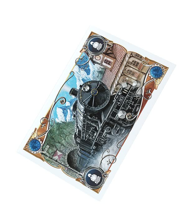 Gamegenic GGS15003ML Ticket to Ride Europe Art Sleeves - 168 Count Premium Card Protection