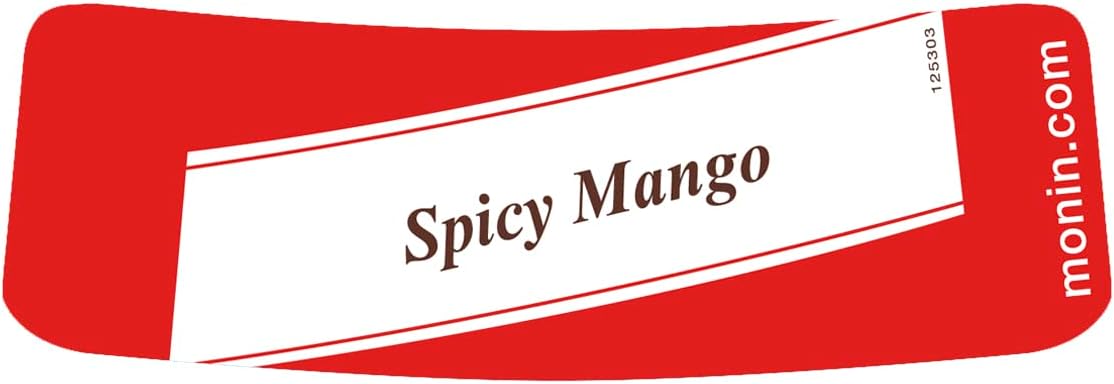 MONIN Würziger Mangosirup 700 ml – Vegan, Halal, Koscher – Cocktail- und Mocktail-Zutat