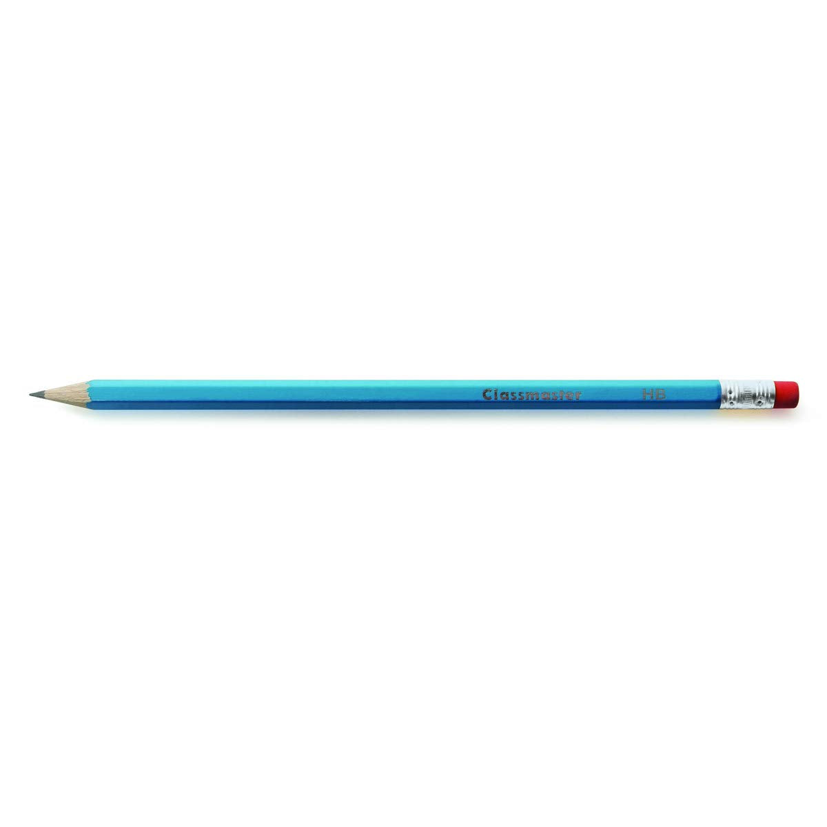 SHOW-ME Classmaster HB Graphite Pencils with Eraser Tips - Pack of 12 | Hexagonal Barrel 4