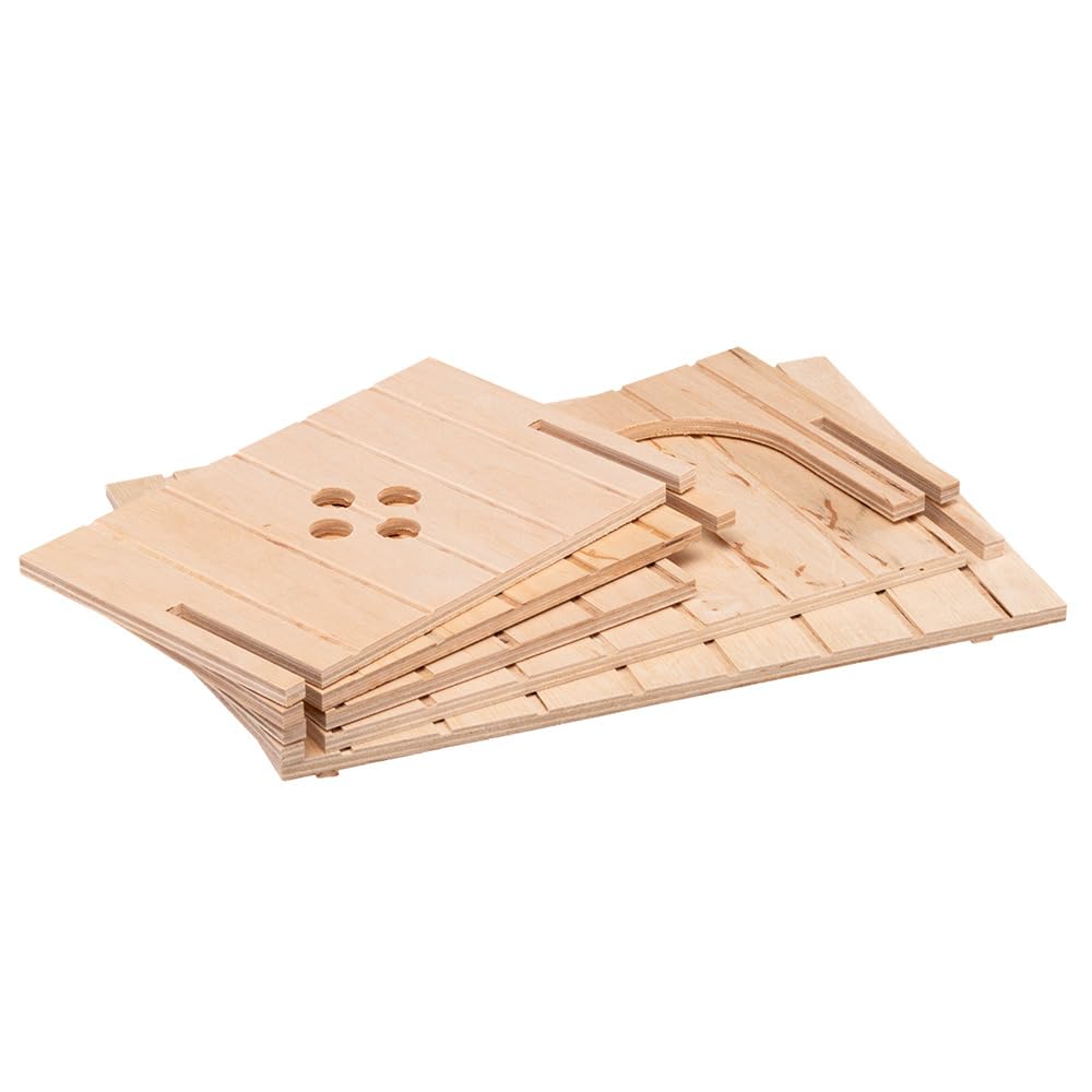 Ferplast Wood Home for Small Animals | FSC-Certified Wood | Tool-Free Assembly | 33 x 23.6 x 16 cm 7