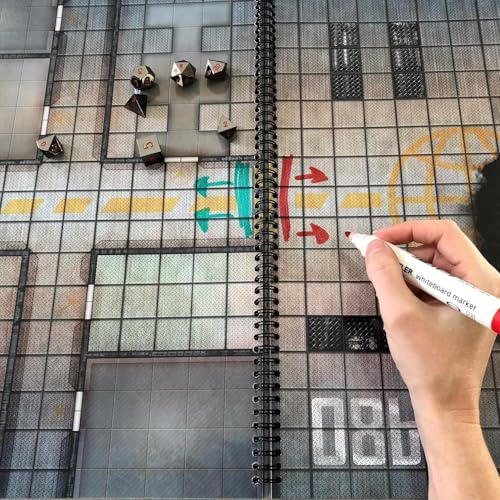 Giant Book of Sci-Fi Battle Mats (A3) - Loke Battle Mats