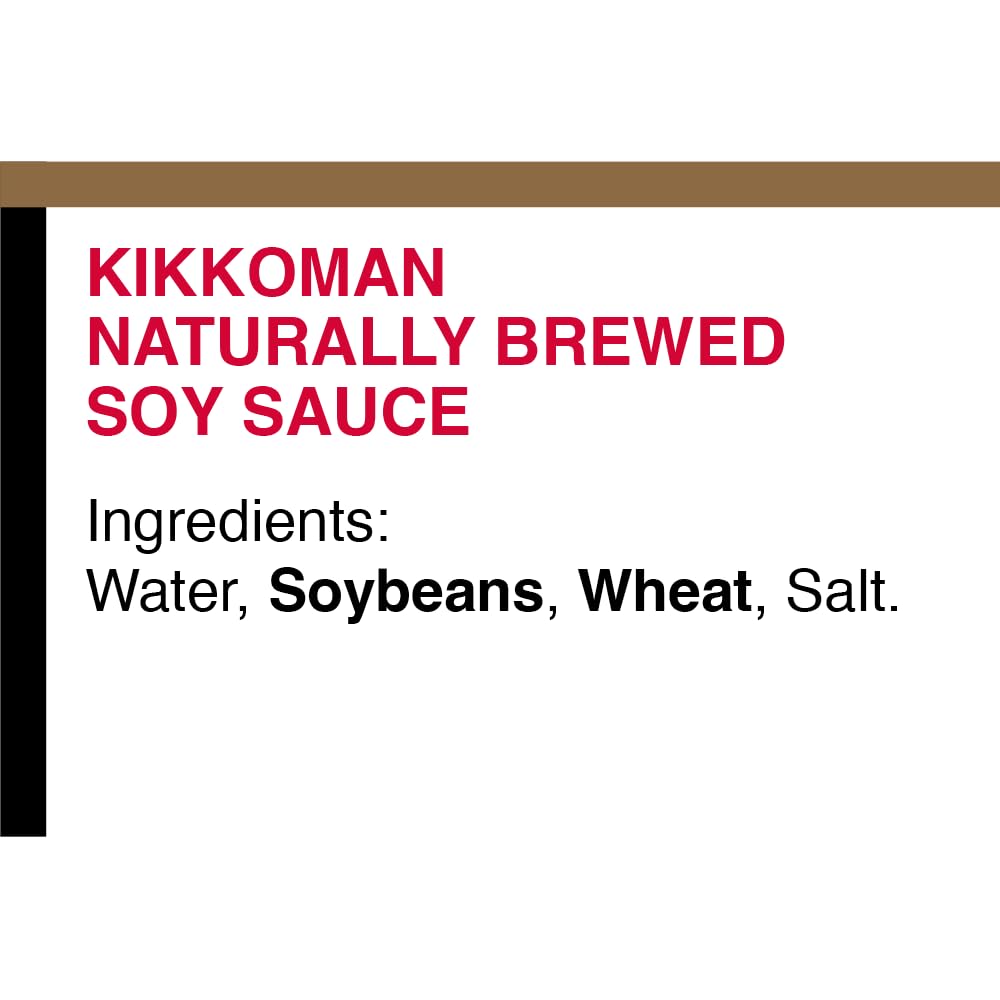 Kikkoman - Soy Sauce 1 Litre Naturally Brewed