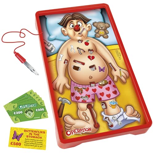 Hasbro Gaming Operation Classic Electronic Board Game 12