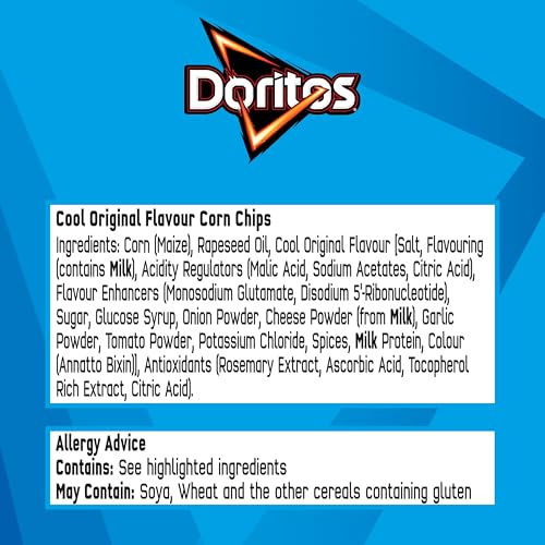 Doritos Cool Original Tortilla Chips Grab Bag Crisps 48g (Case of 24) 6