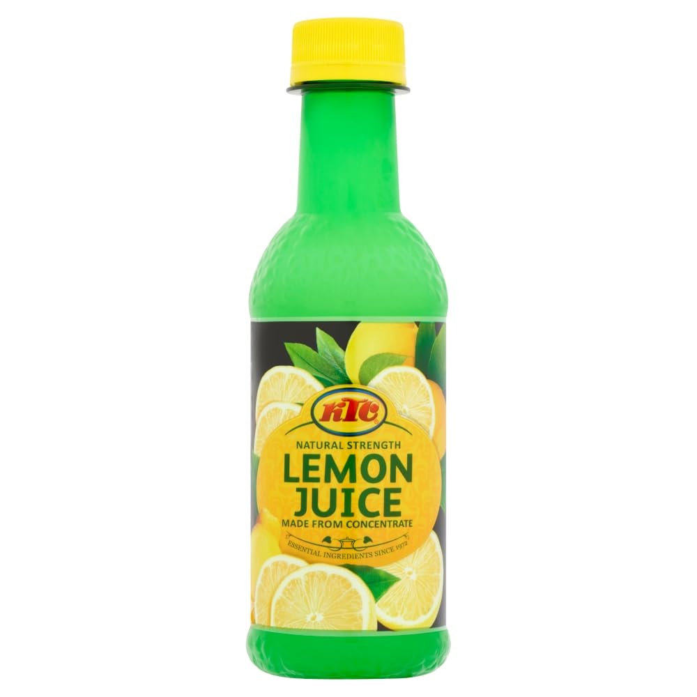 KTC Lemon Juice, 250ml - Pure Lemon Juice from Concentrate in PET Bottle 1