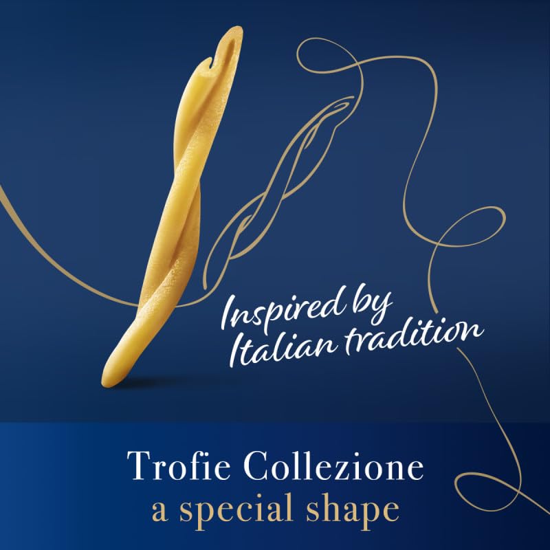 Barilla Trofie – Authentic Italian Pasta Made with Durum Wheat Semolina – 500g