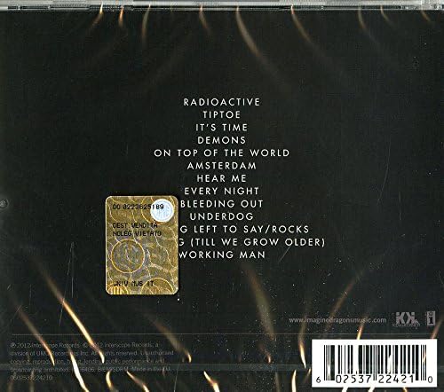 Imagine Dragons - Night Visions Audio CD 3