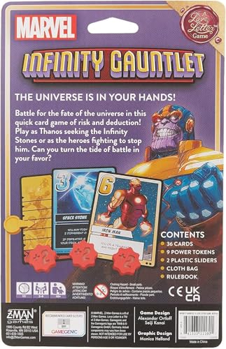 Z-Man Games Marvel Infinity Gauntlet: A Love Letter Game