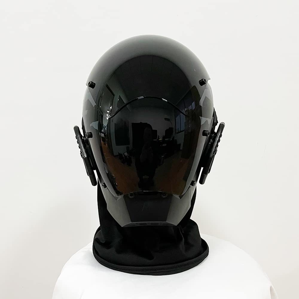 KYEDAY Punk Mask Cosplay for Men, Cosplay Halloween Mask Fit Party Music Fe 4