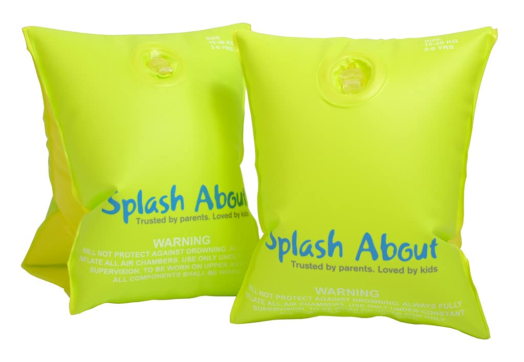 Splash About Inflatable Armbands - Learn to Swim Aid | Yellow | 2-6 Years 1