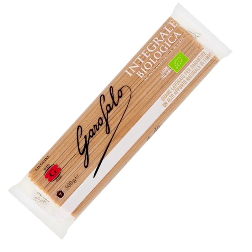 Garofalo Organic Wholewheat Linguine Italian Pasta, 500g 1