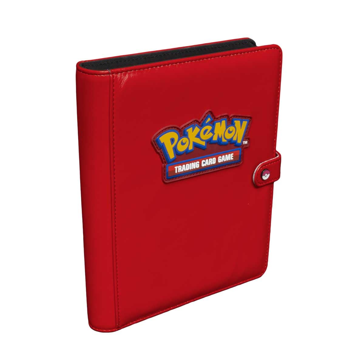 Ultra Pro Premium Red Snap Binder für Pokémon – 20-seitiges 4-Taschen-Album mit emailliertem Pokéball-Druckknopf