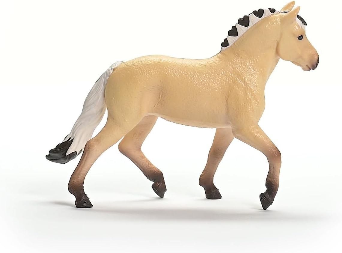 SCHLEICH Norwegian Fjord Horse Mare Figure 13980 | Ages 3+ | Cream 6