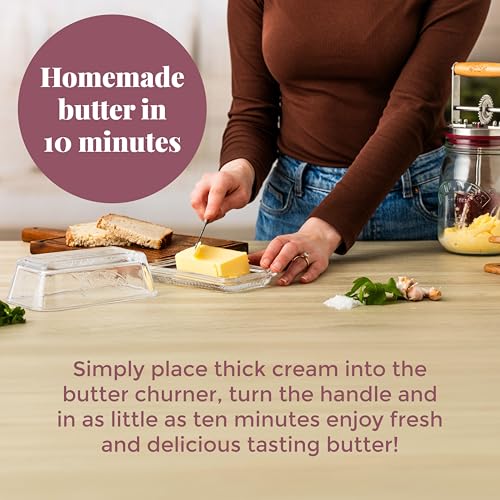 Kilner - Butter Churner Manual Kitchen Tool