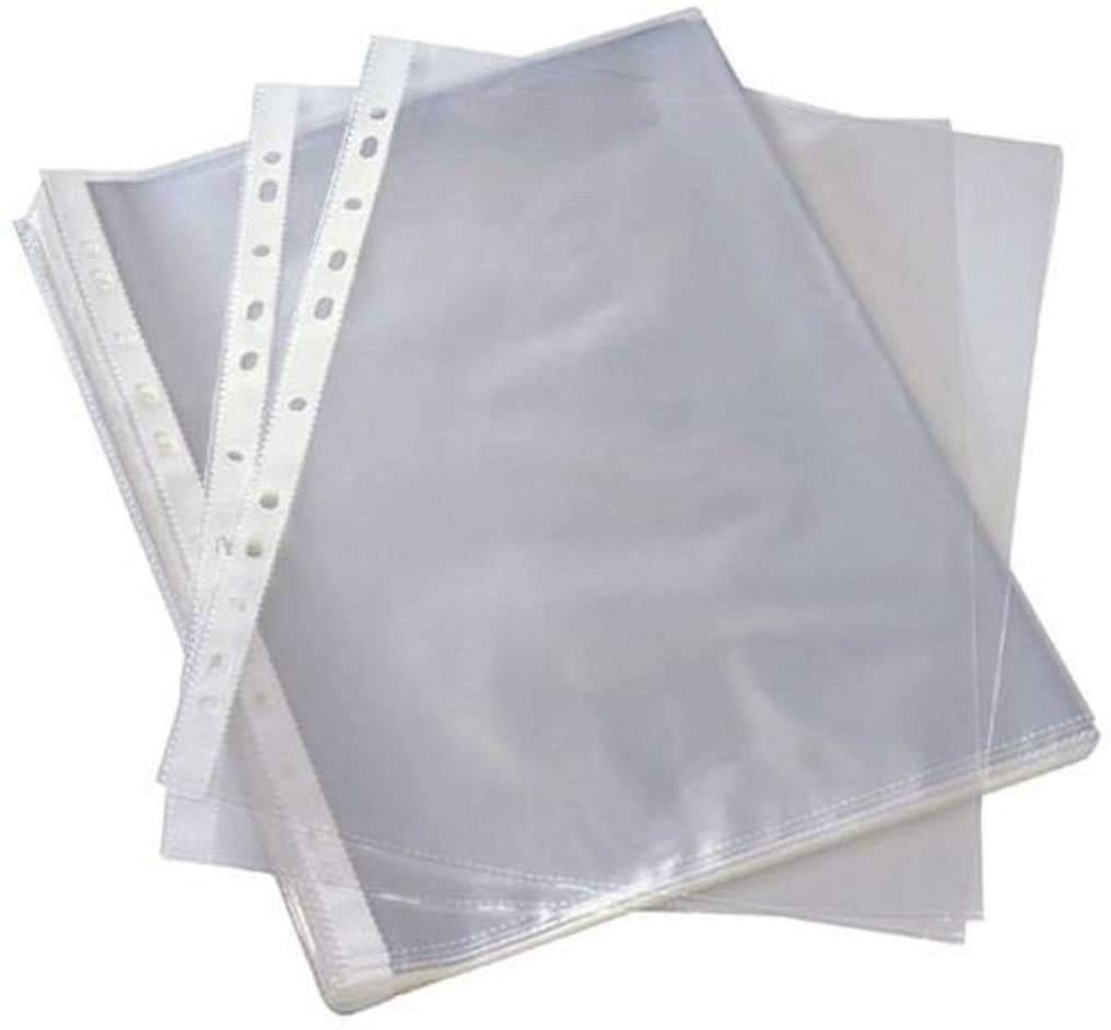 G4GADGET A4 File Pockets - 200 Pack | 50 Micron Polypropylene | 15 Sheet Capacity 5