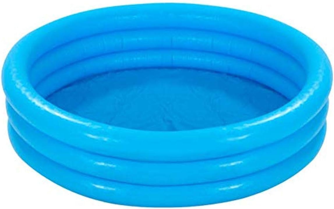 Intex Crystal Blue Three Ring Inflatable Paddling Pool 1.14m x 25cm 1