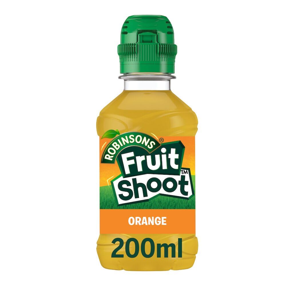 FRUIT SHOOT Orange Fruit Juice - Low Calorie, No Added Sugar | 8 x 200ml Bottles