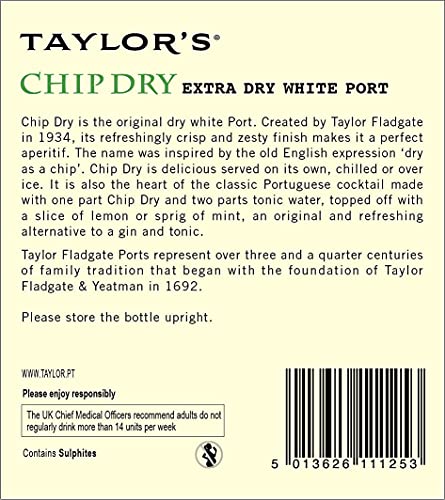 Taylor's Chip Dry White Port, 75 cl