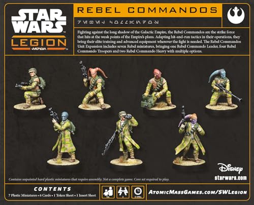 Atomic Mass Games Star Wars: Legion Rebel Commandos Unit Expansion (SWQ16)