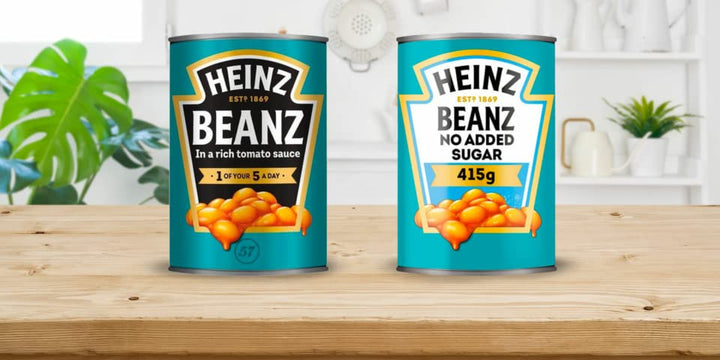 Heinz No Added Sugar Baked Beans 4x415g