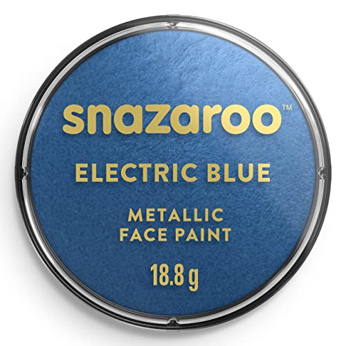 Snazaroo - Face and Body Paint (18 ml) Metallic Electric Blue 1