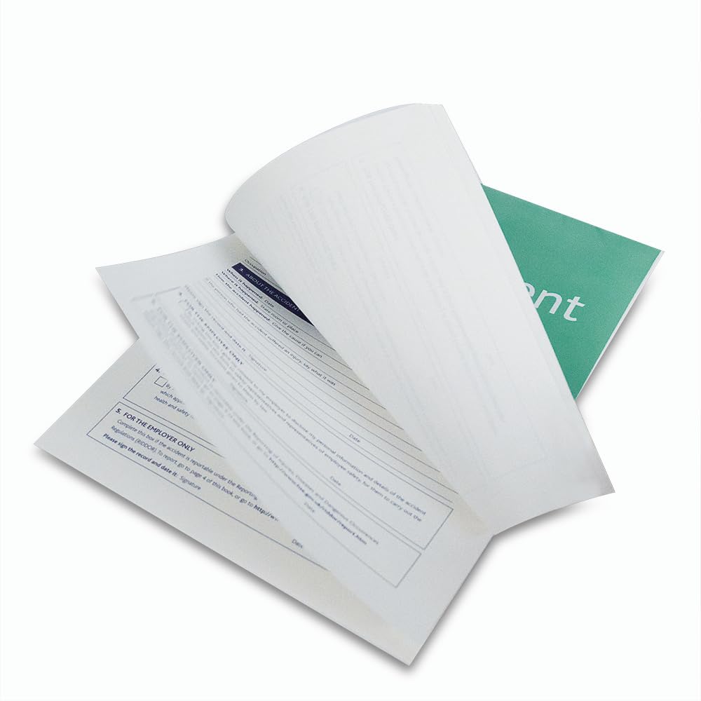 Reliance Medical Lewis-Plast A4 Accident Book - GDPR Compliant Workplace Record Keeping | 21 x 29 cm 2