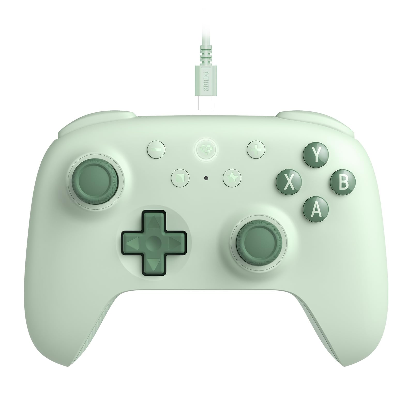 8Bitdo Ultimate 2C Wired Gamepad Controller for Windows PC and Android | 1000Hz Polling Rate | Green 1