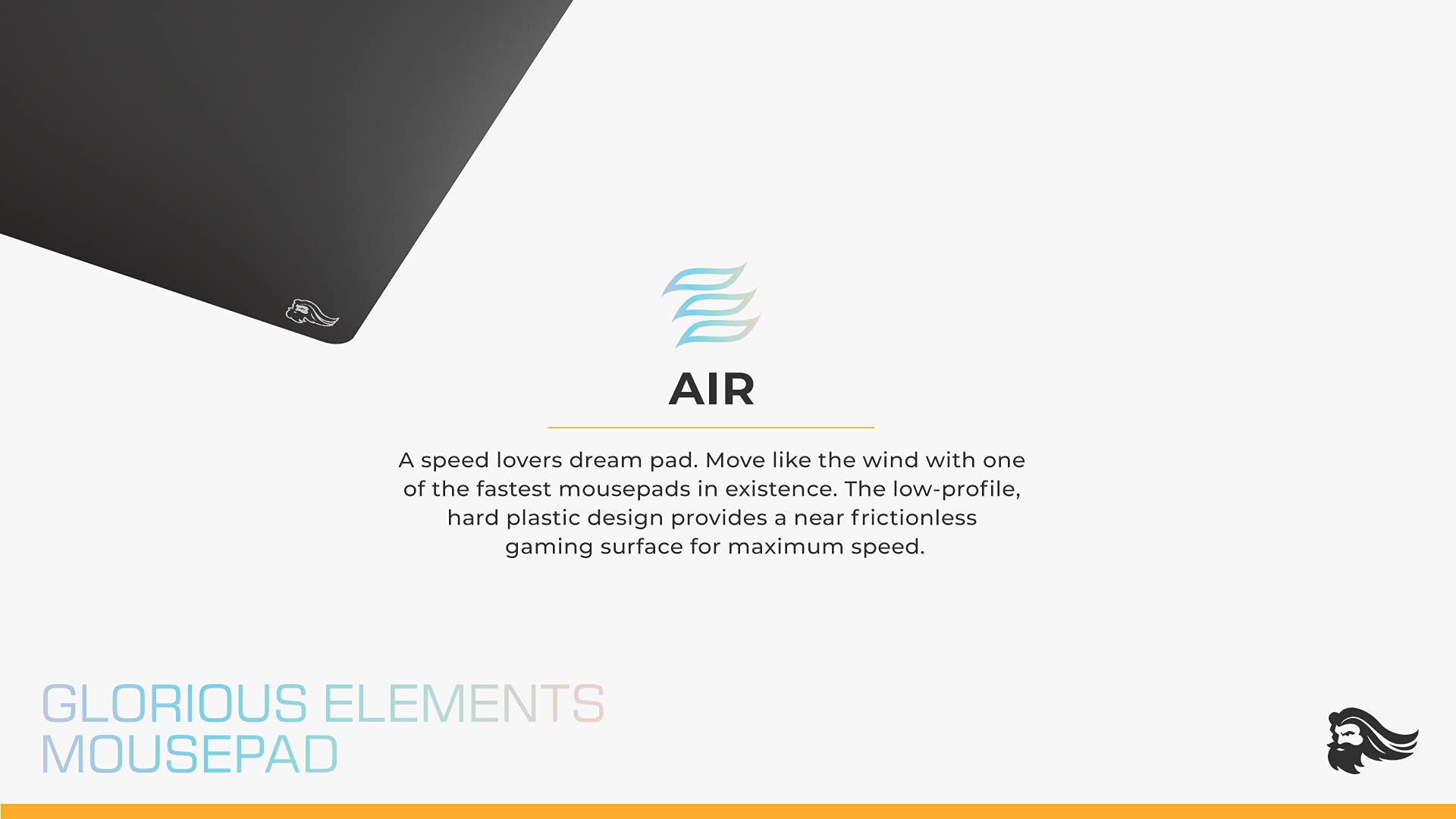 Glorious PC Gaming Race Elements AIR Ultra-Fast Hard Gaming Mousepad 4