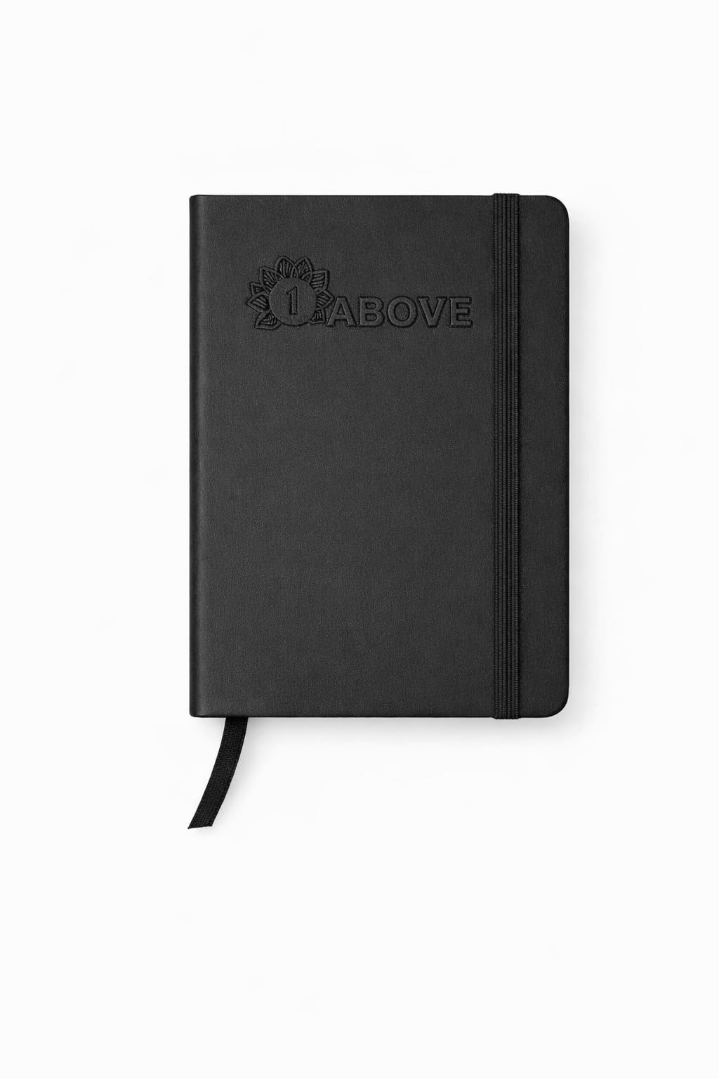 1ABOVE Executive Notebook - Soft Feel Hardback | A6 Size | 160 Lined Pages | Black 1