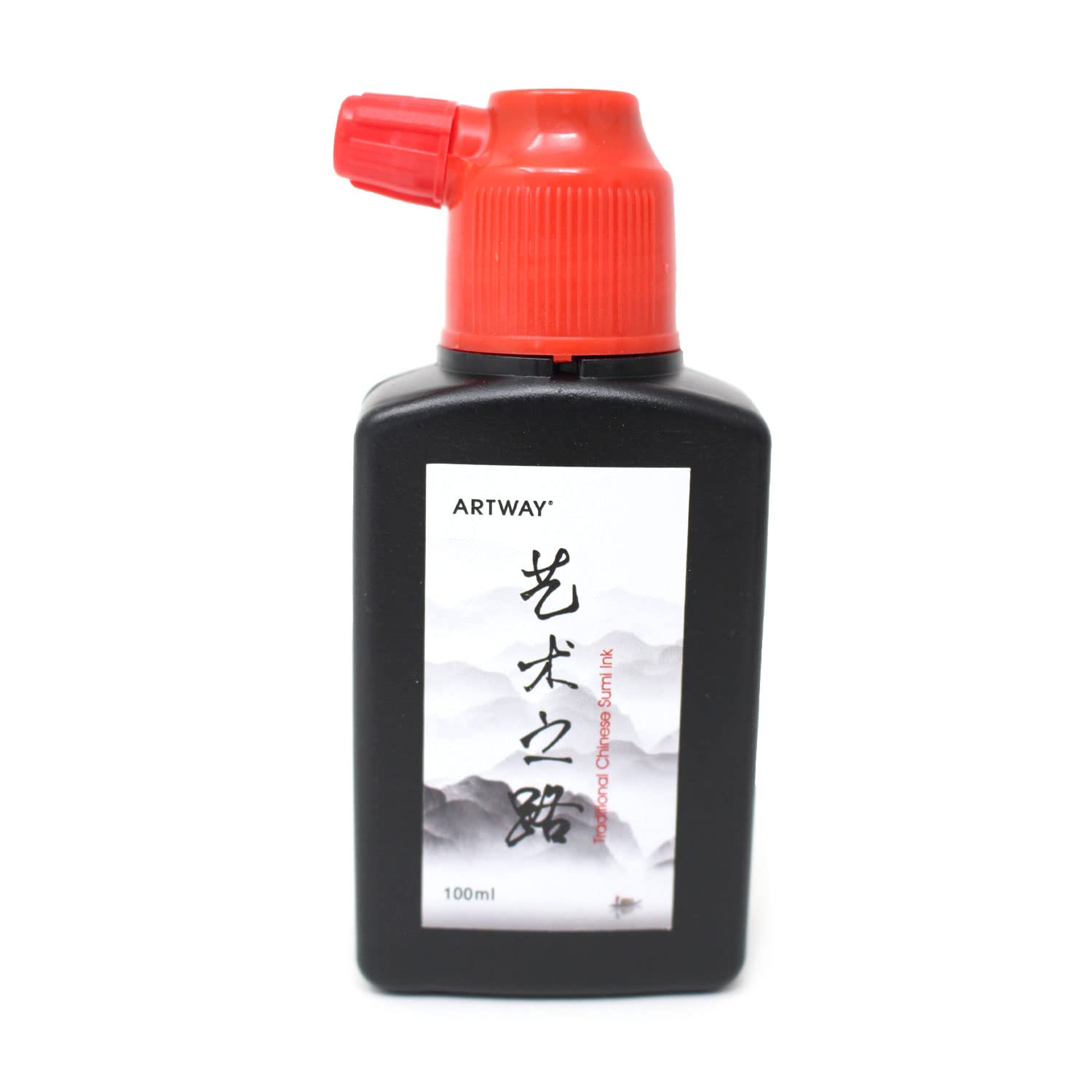 Artway Chinese Sumi Ink - Dense Black Drawing Ink | 100ml | Lightfast Finish