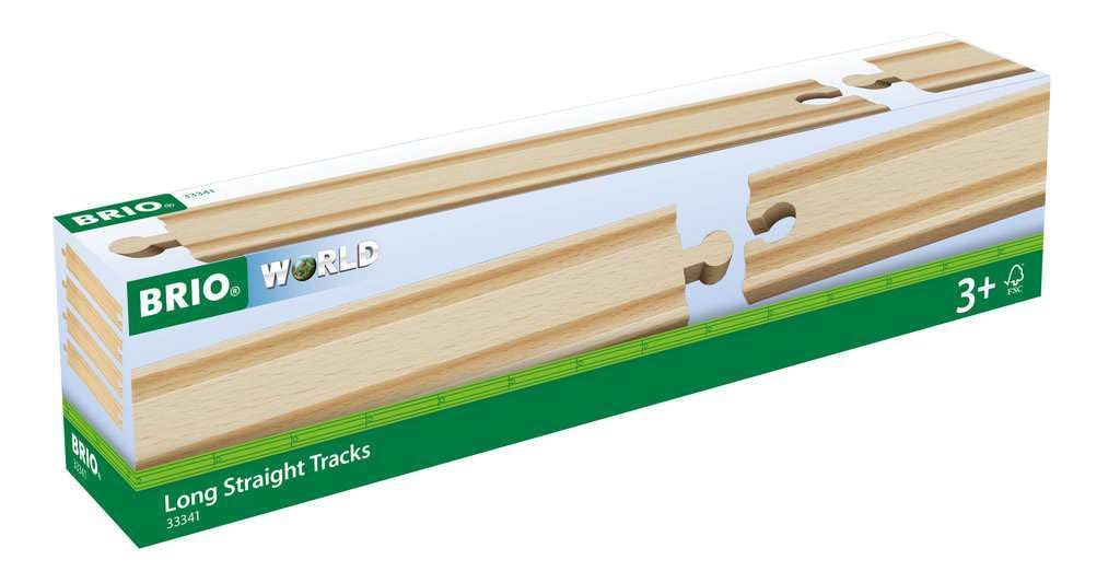 BRIO Long Straights Wooden Train Track - 4 Pieces for Kids 3 Years Up 1