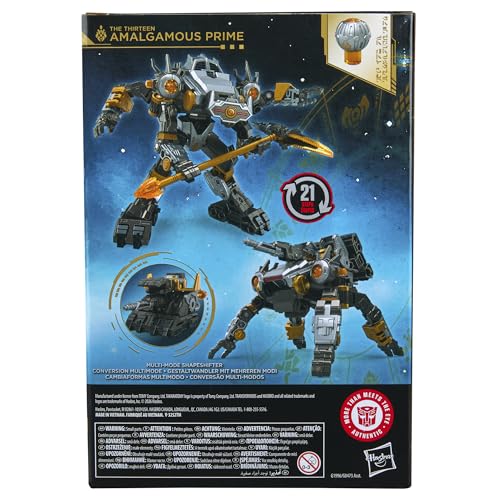 Transformers Age of the Primes Voyager Class Amalgamous Prime Action Figure | 5.5-Inch | 21 Steps 11