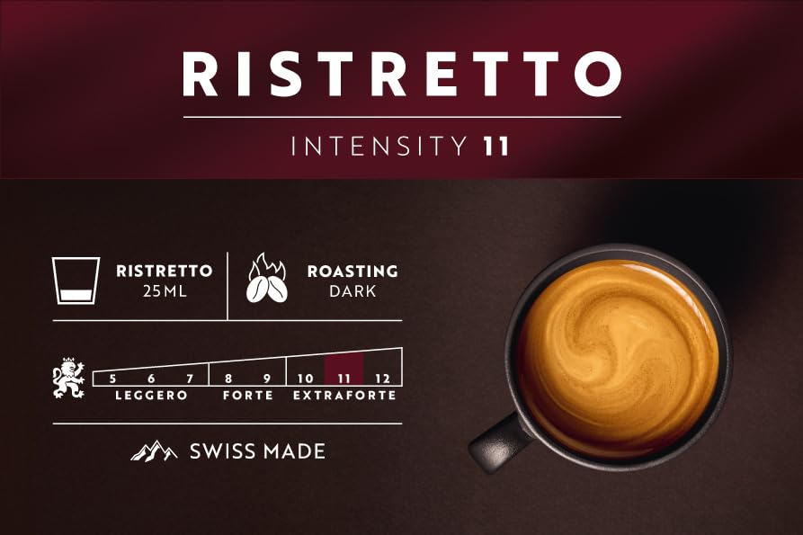 Café Royal Professional Pads, Ristretto, 50-Pack Nespresso Compatible, 100% Arabica, Rainforest Alliance Certified