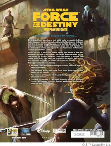 Edge Star Wars Force and Destiny RPG: Knights of Fate Expansion
